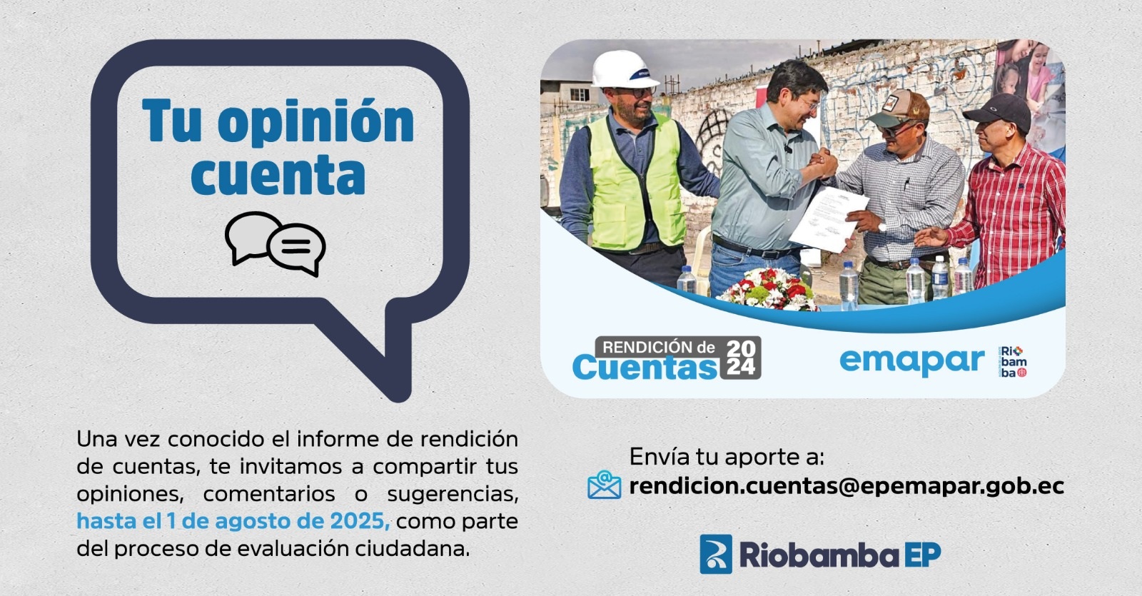 Tu opinión cuenta